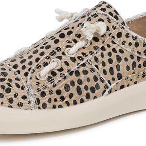 Women's Canvas Slip-On Sneaker Cheetah Print Vegan Fabric Easy On/Off